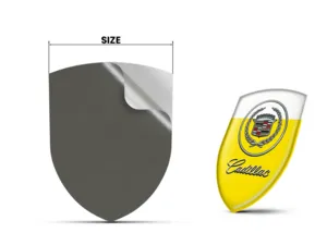 Cadillac Logo Silicona S Auto Pro Máximo Estilo Edición Estilosa